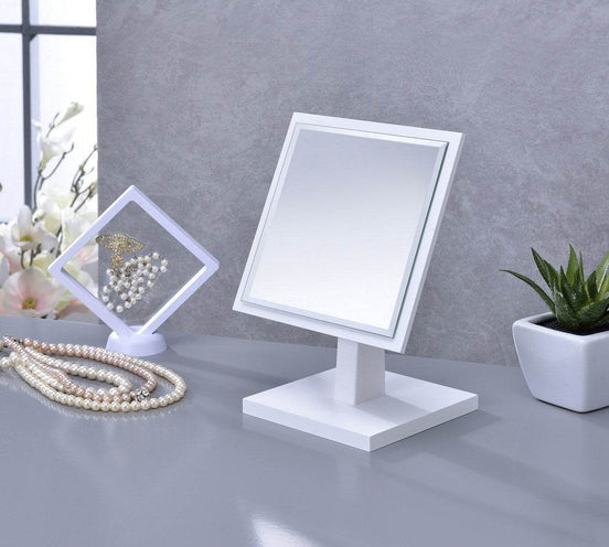 MLNshops White Pedestal Makeup Mirror for Beauty Needs