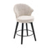 MLNshops White Swivel Bar Stools Set of 2 with Cushion Default