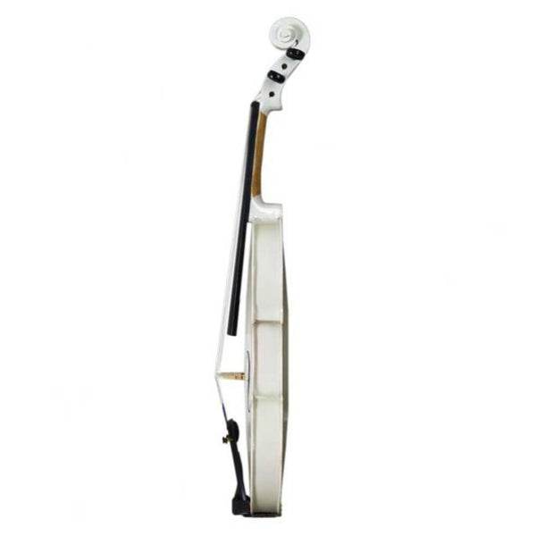 MLNshops White Violin with Rosin and Case