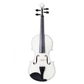 MLNshops White Violin with Rosin and Case