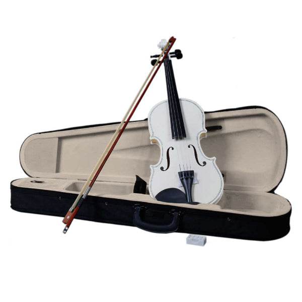 MLNshops White Violin with Rosin and Case Default Title