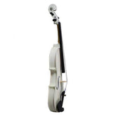 MLNshops White Violin with Rosin and Case