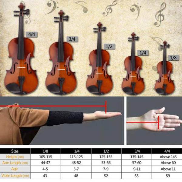 MLNshops White Violin with Rosin and Case
