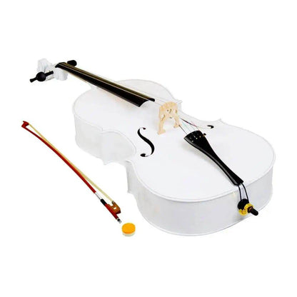 MLNshops Wood Cello with Case for Beginners