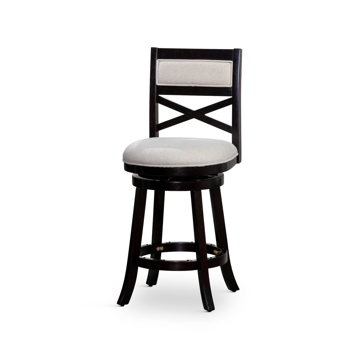 MLNshops Counter Height Swivel Stool with Cushioned Seat Default