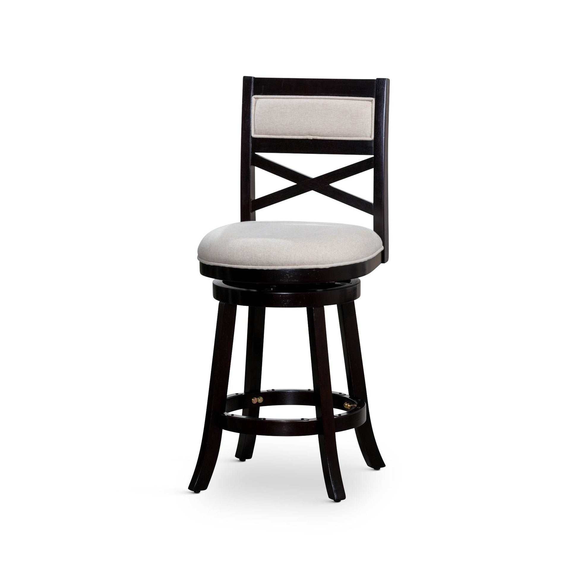 MLNshops Counter Height Swivel Stool with Cushioned Seat Default