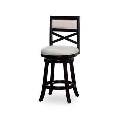MLNshops Counter Height Swivel Stool with Cushioned Seat Default