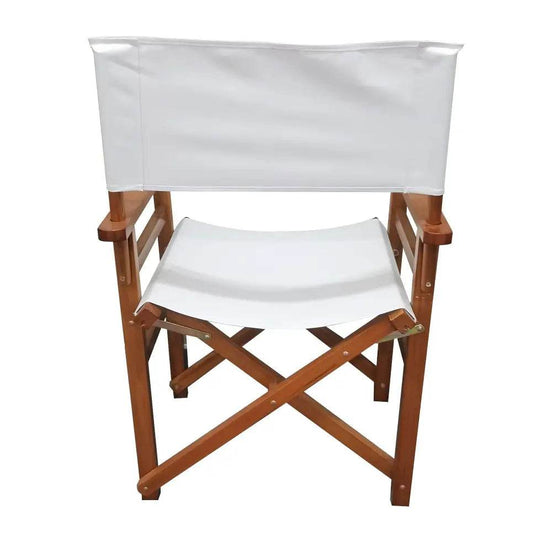 MLNshops Wooden Director Chair Set - Canvas Folding Chairs