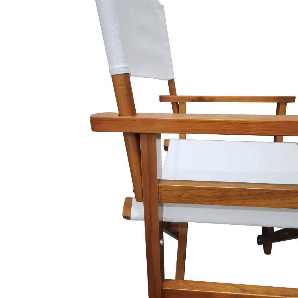 MLNshops Wooden Director Chair Set - Canvas Folding Chairs