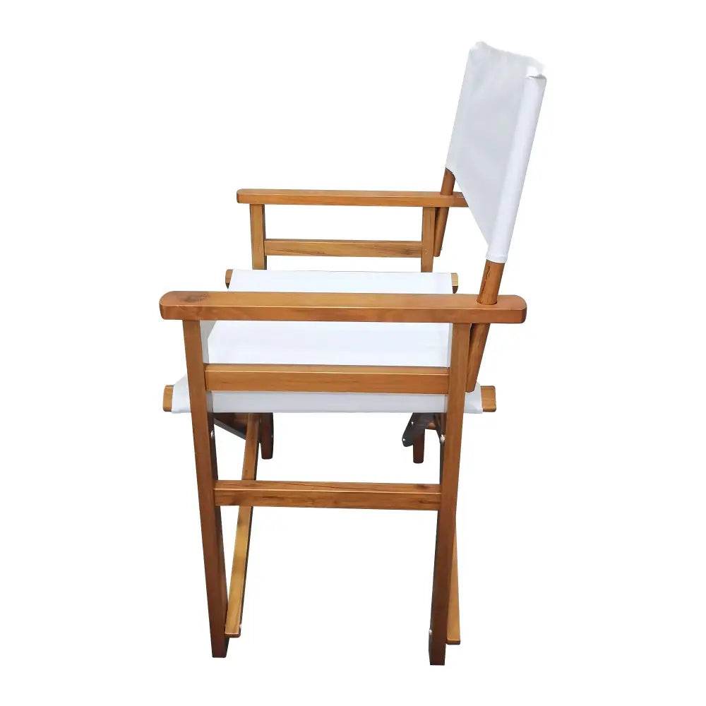 MLNshops Wooden Director Chair Set - Canvas Folding Chairs