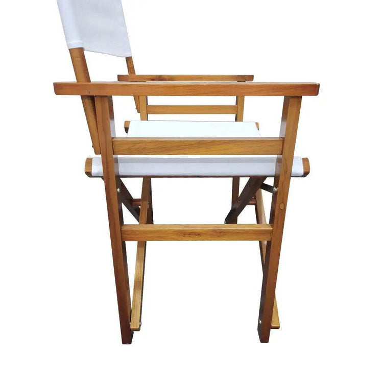 MLNshops Wooden Director Chair Set - Canvas Folding Chairs
