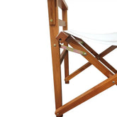 MLNshops Wooden Director Chair Set - Canvas Folding Chairs