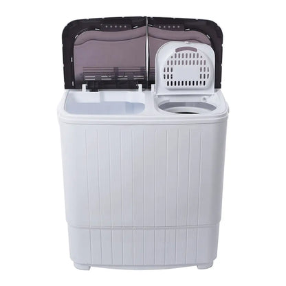 XPB35-ZK35 14.3(7.7 6.6)lbs Semi-automatic Gray Cover Washing Machine MLNshops]