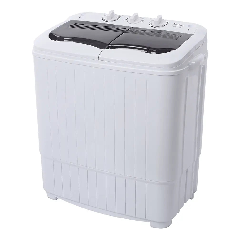 XPB35-ZK35 14.3(7.7 6.6)lbs Semi-automatic Gray Cover Washing Machine MLNshops]