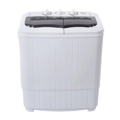 XPB35-ZK35 14.3(7.7 6.6)lbs Semi-automatic Gray Cover Washing Machine MLNshops]