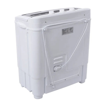 XPB35-ZK35 14.3(7.7 6.6)lbs Semi-automatic Gray Cover Washing Machine MLNshops]