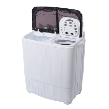 XPB35-ZK35 14.3(7.7 6.6)lbs Semi-automatic Gray Cover Washing Machine MLNshops]