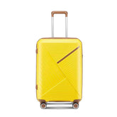 MLNshops 4 Piece Luggage Set with Spinner Wheels - Yellow