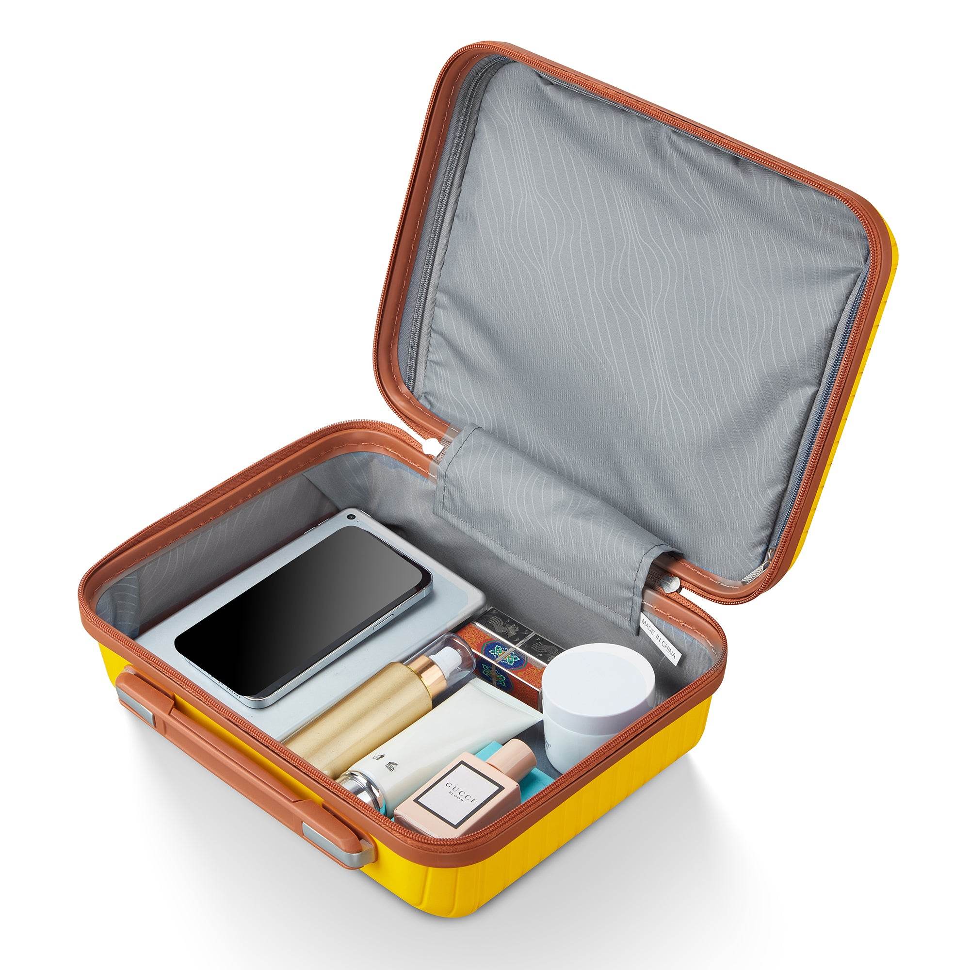 MLNshops 4 Piece Luggage Set with Spinner Wheels - Yellow