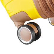 MLNshops 4 Piece Luggage Set with Spinner Wheels - Yellow