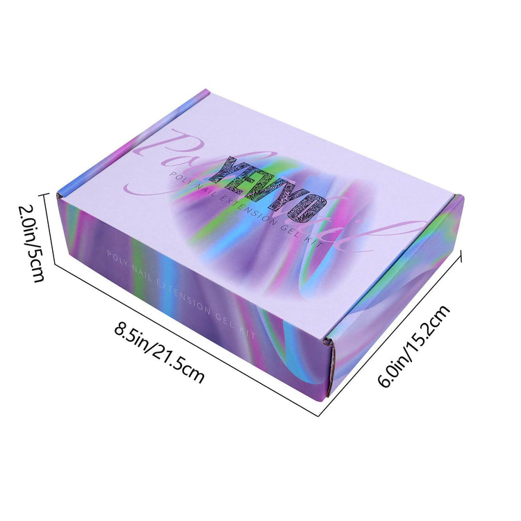 mlnshops Complete Poly Nail Gel Kit for DIY Nail Art