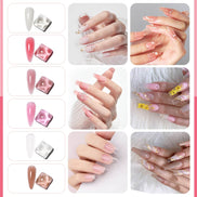 mlnshops Complete Poly Nail Gel Kit for DIY Nail Art