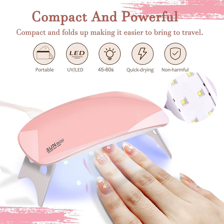 mlnshops Complete Poly Nail Gel Kit for DIY Nail Art