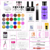 MLNshops 24 Color Nail Art Kit for Creative Designs