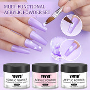 MLNshops Acrylic Nail Kit with UV Light - Complete Set