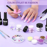 MLNshops Acrylic Nail Kit with UV Light - Complete Set