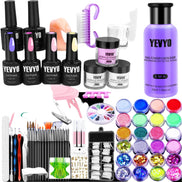 MLNshops Acrylic Nail Kit with UV Light - Complete Set Default Title