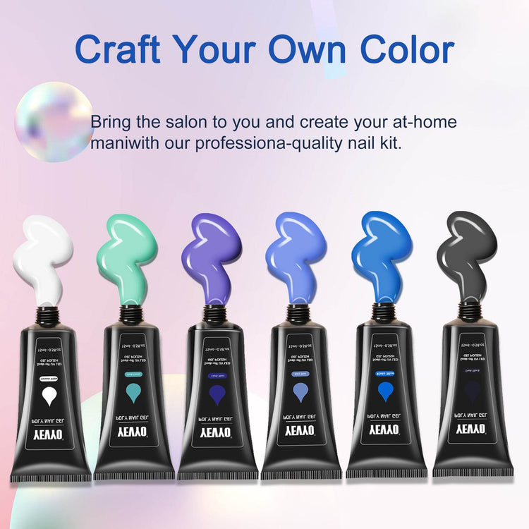 YEVYO UV Lamp Polygel Set for Perfect Nail Art
