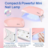 YEVYO UV Lamp Polygel Set for Perfect Nail Art