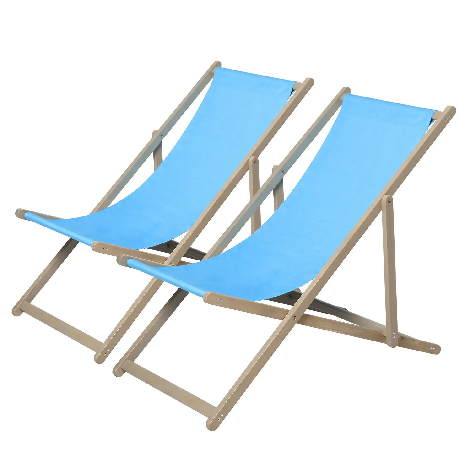 Beach Sling Patio Chair Set 