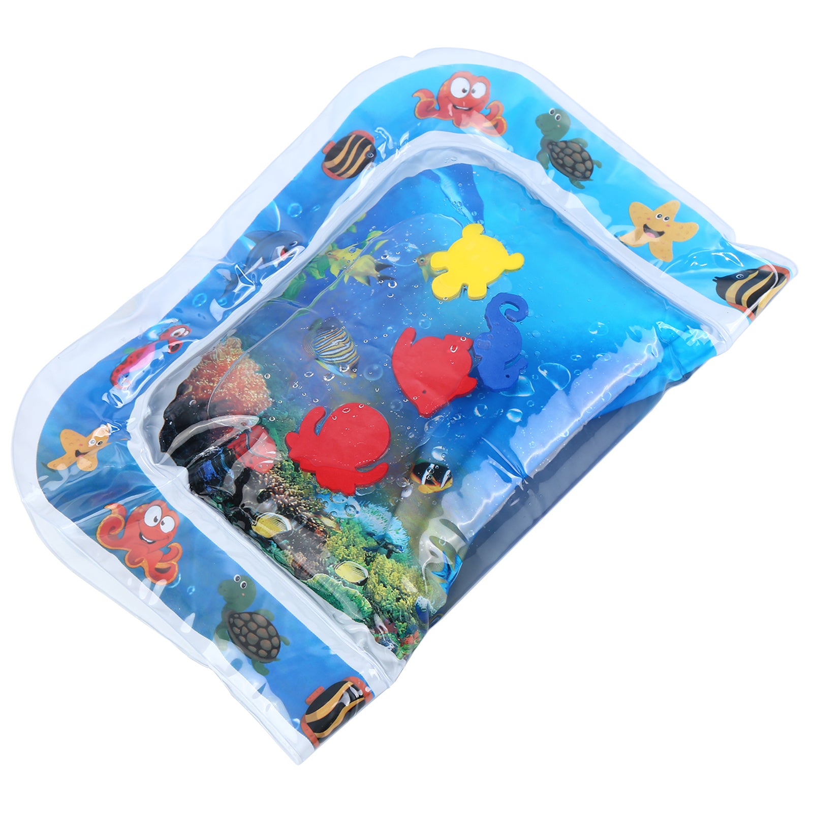 Inflatable Tummy Time Premium Water Mat Infants and Toddlers is The Perfect Fun time Play Activity to Center Your Baby's Stimulation Growth