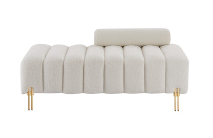 New design pull-out storage compartment footstool sofa.