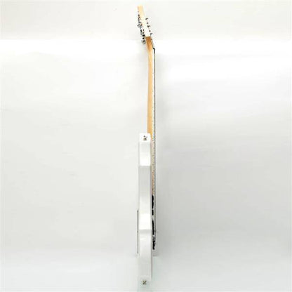 Novice Flame Shaped Electric Guitar HSH Pickup   Bag   Strap   Paddle   Rocker   Cable   Wrench Tool White