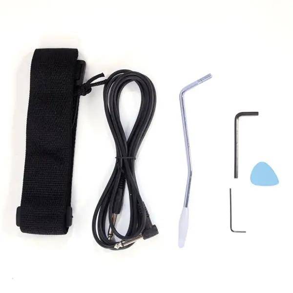 Novice Flame Shaped Electric Guitar HSH Pickup   Bag   Strap   Paddle   Rocker   Cable   Wrench Tool White