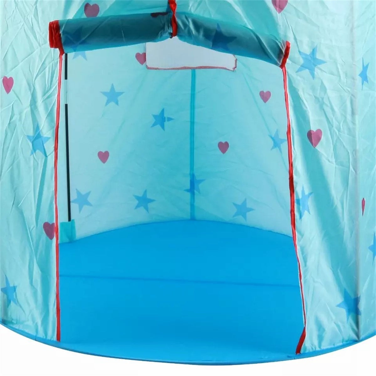 Princess Castle Play Tent, Kids Foldable Games Tent House Toy for Indoor & Outdoor
