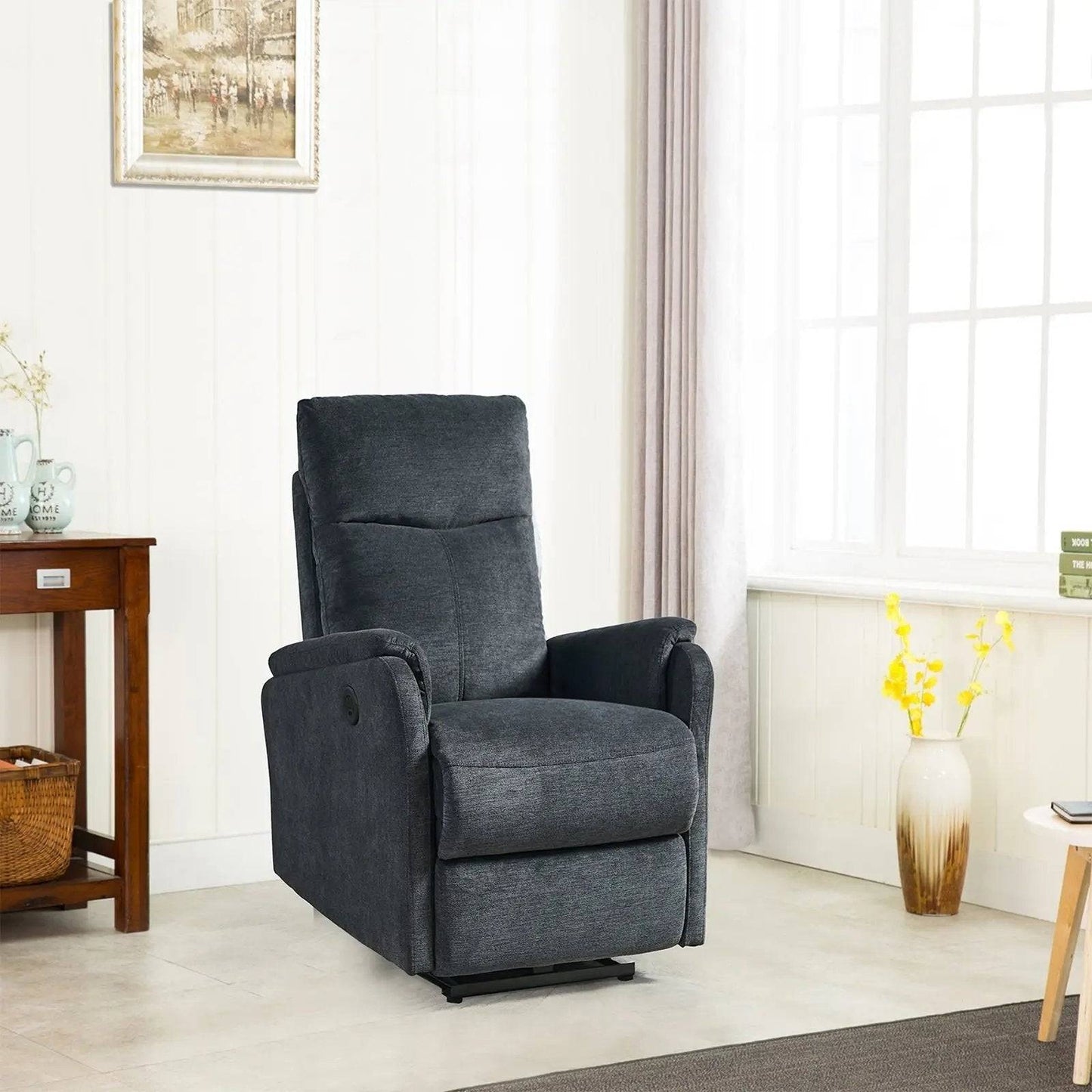 Recliner Chair With Recliner Chair easy control big stocks , Recliner Single Chair For Living Room , Bed Room