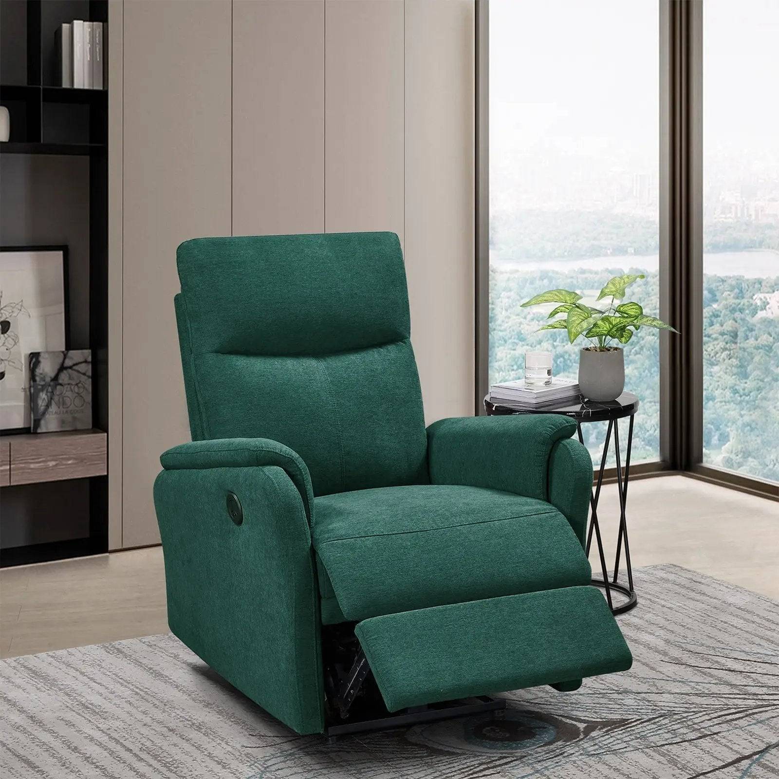 Recliner Chair With Recliner Chair easy control big stocks , Recliner Single Chair For Living Room , Bed Room