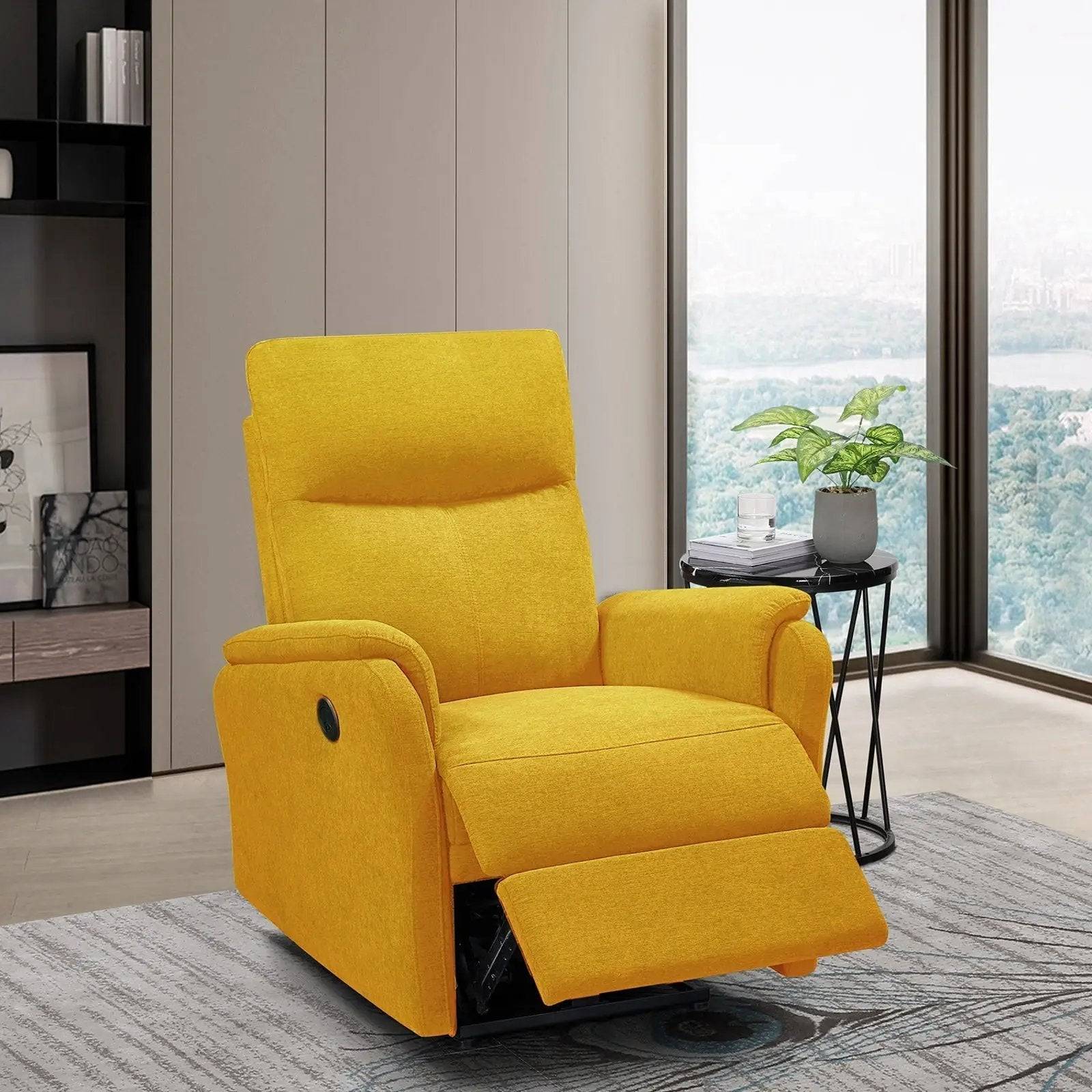 Recliner Chair With Recliner Chair easy control big stocks , Recliner Single Chair For Living Room , Bed Room