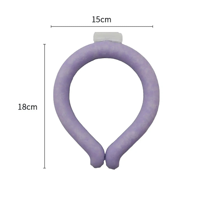 Reusable Cooling Neck Wrap Wearable Heat Protection Cooler Tube