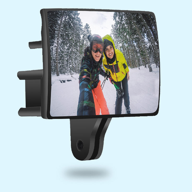 Selfie Vlog Mirror for Gopro Hero 9/8/7/6/5 with Tripod Cold Shoe