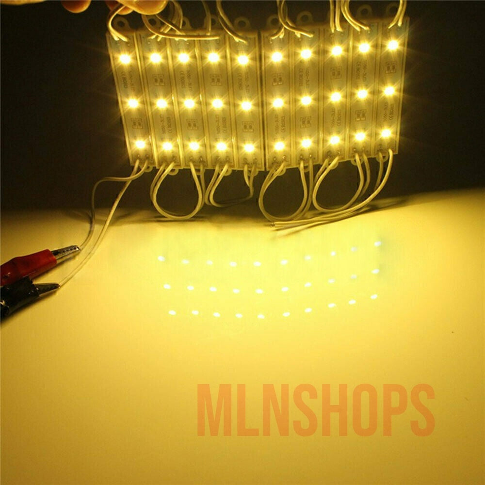 Super Bright IP65 Waterproof 5050 SMD Module Light Sign Strip Lamp DC 12V